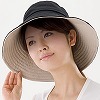 [cg205]折りたためるリバーシブルＵＶ日よけ帽子