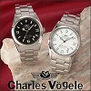 [ib024]シャルルホーゲル　デイト腕時計