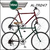 [fb138]Mini（ミニ）AL-TR247　アルミフレーム・7段・24インチクロスバイク